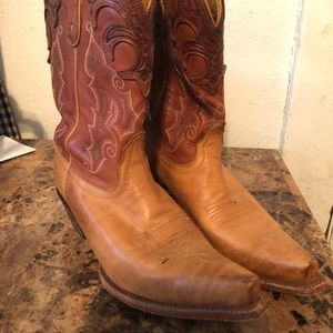 Lightly worn cowboy boots